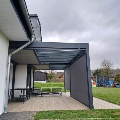 Unterglasmarkise Seitenmarkise Sonnenschutz Weilburg