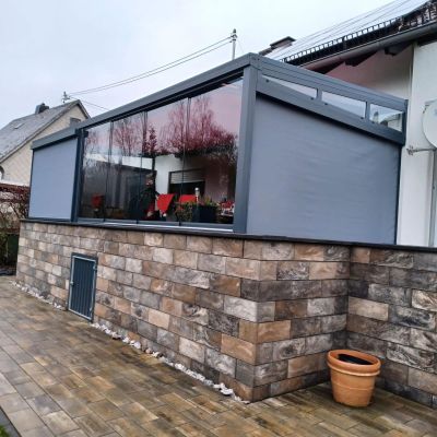 Sommergarten Seitenmarkise Grünberg Laubach