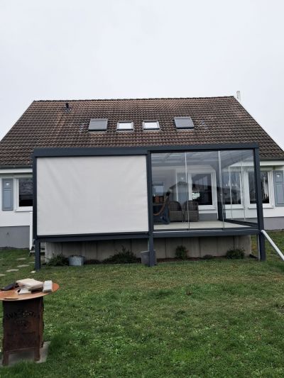 Sommergarten Seitenmarkise Firma für Überdachungen