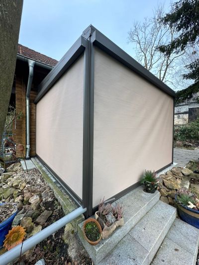 Sommergarten Seitenmarkise Weilburg Sinn Limburg