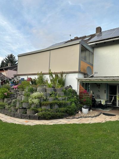 Wettergeschützter Sommergarten für ganzjährige Nutzung